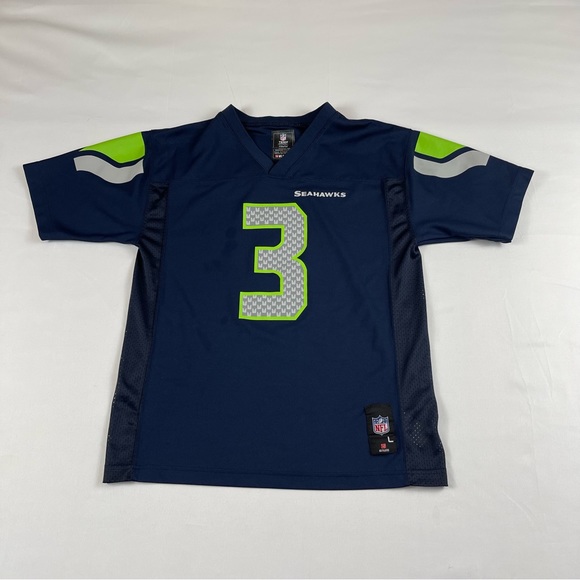 NFL Seattle Seahawks Russell Wilson Kids Football Jersey Youth Boys L (14/16) - Picture 1 of 13